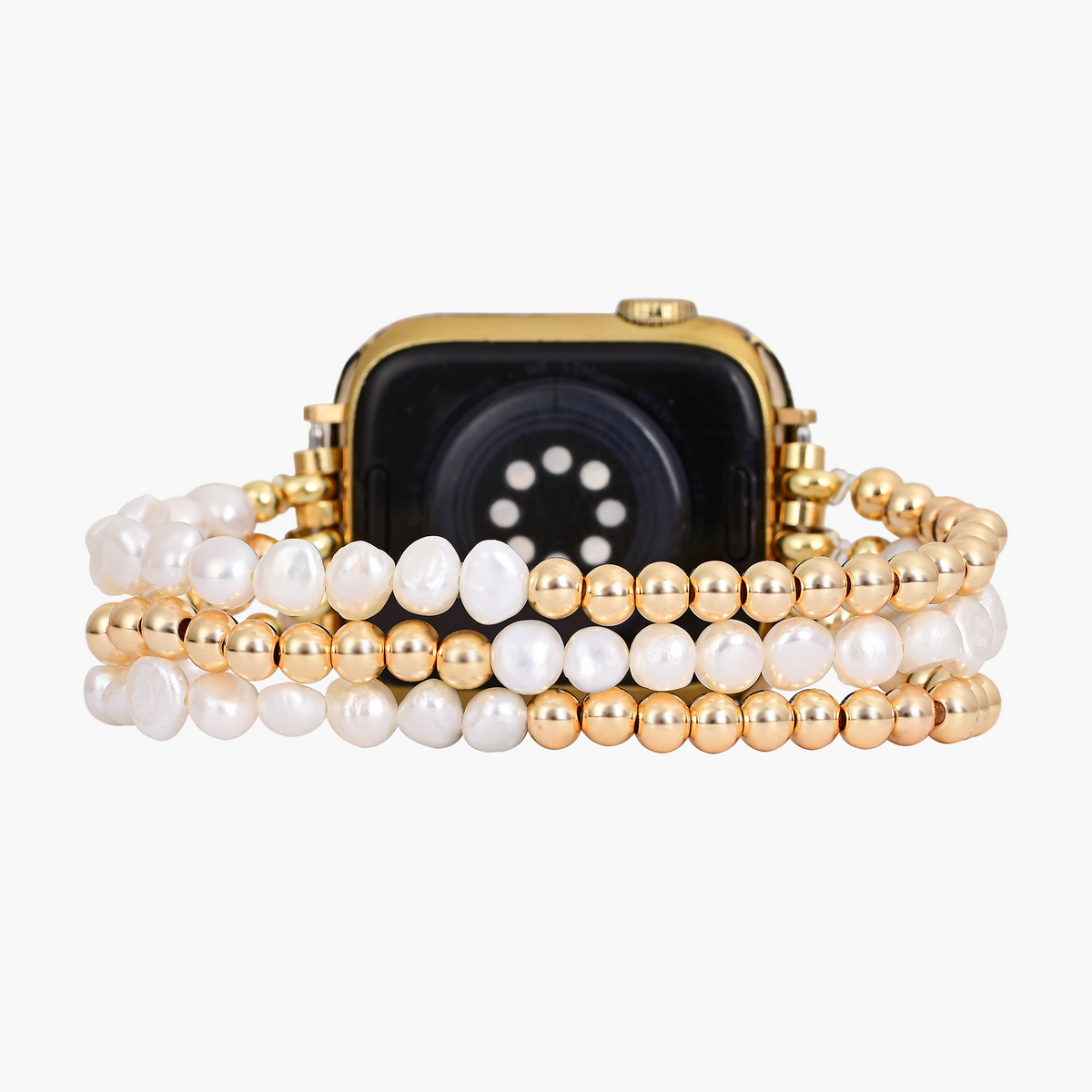Pearl Radiance Stretch Apple Watch Strap