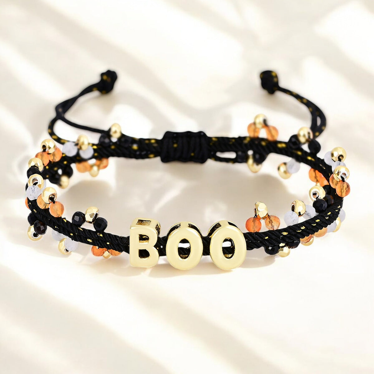 Spooky Boo Halloween Bracelet