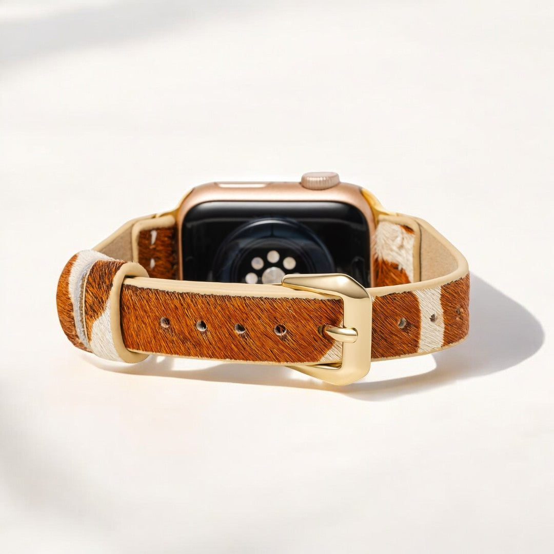 Savannah Sleek Leather Apple Watch Strap