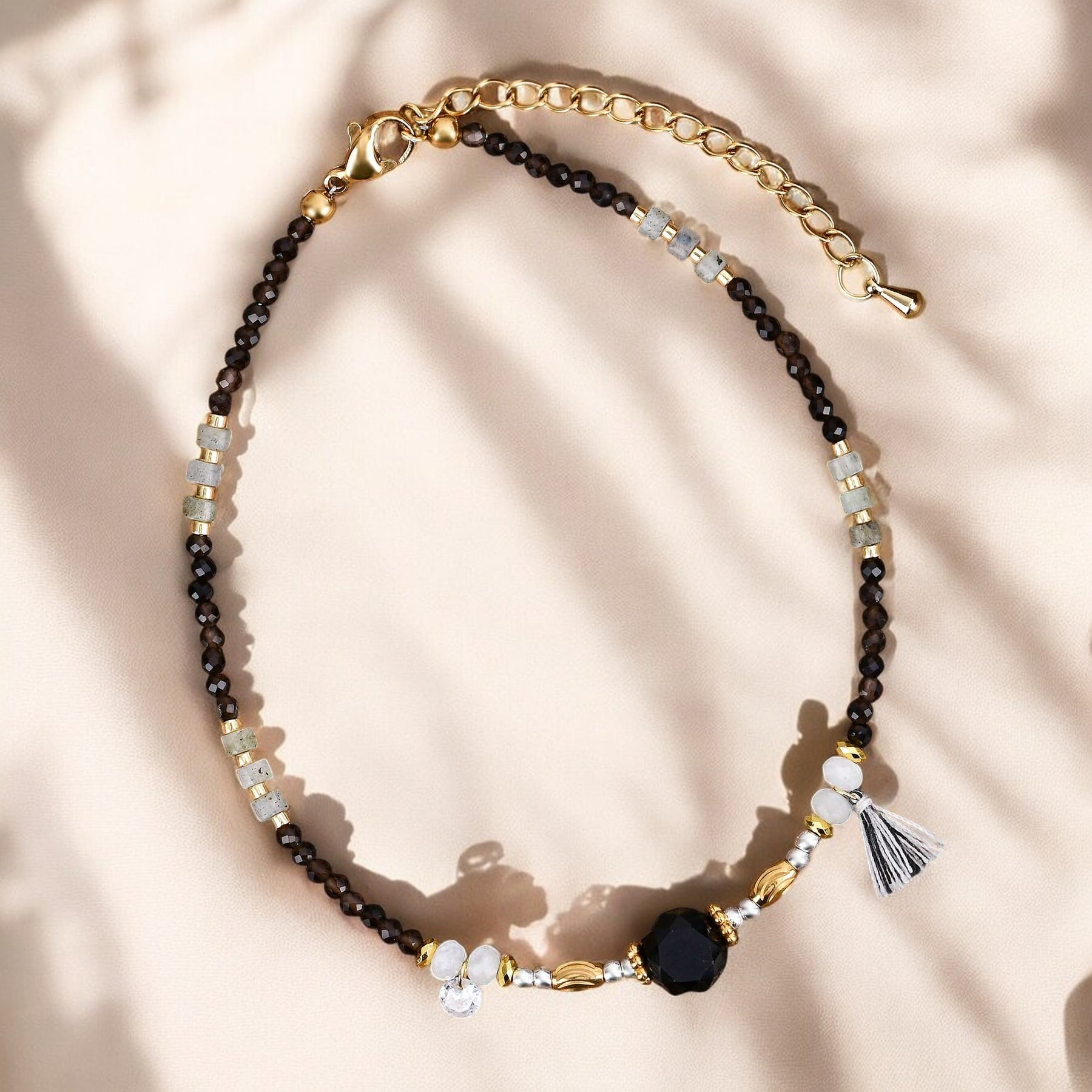 Moonstone Eclipse Anklet