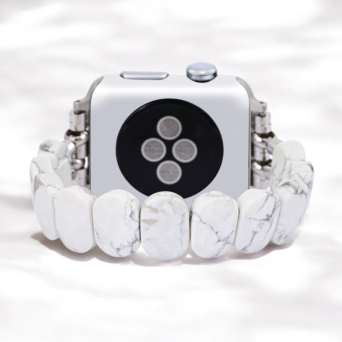 Whimsical Howlite Stretch Apple Watch Strap