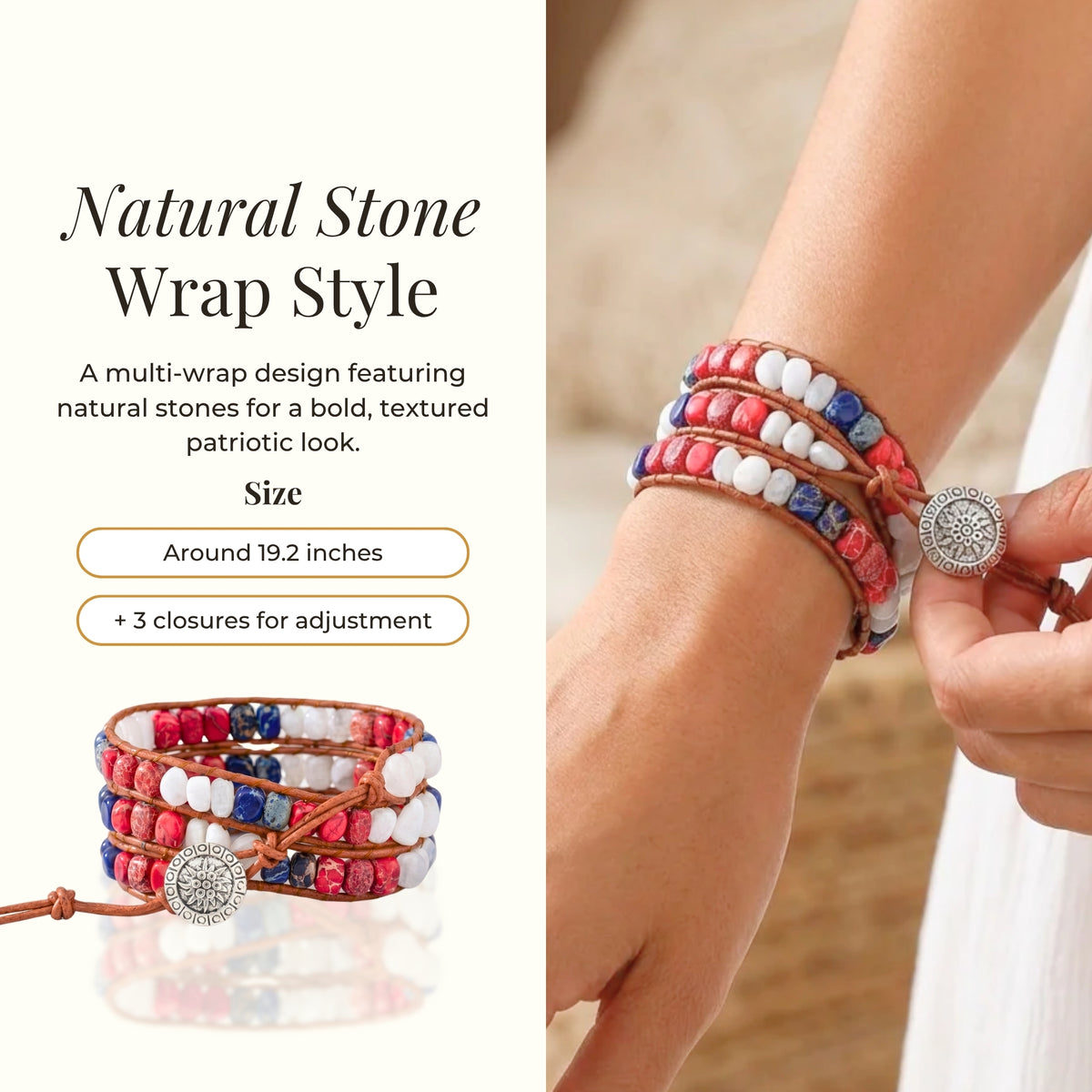 Freedom Light Wrap Bracelet