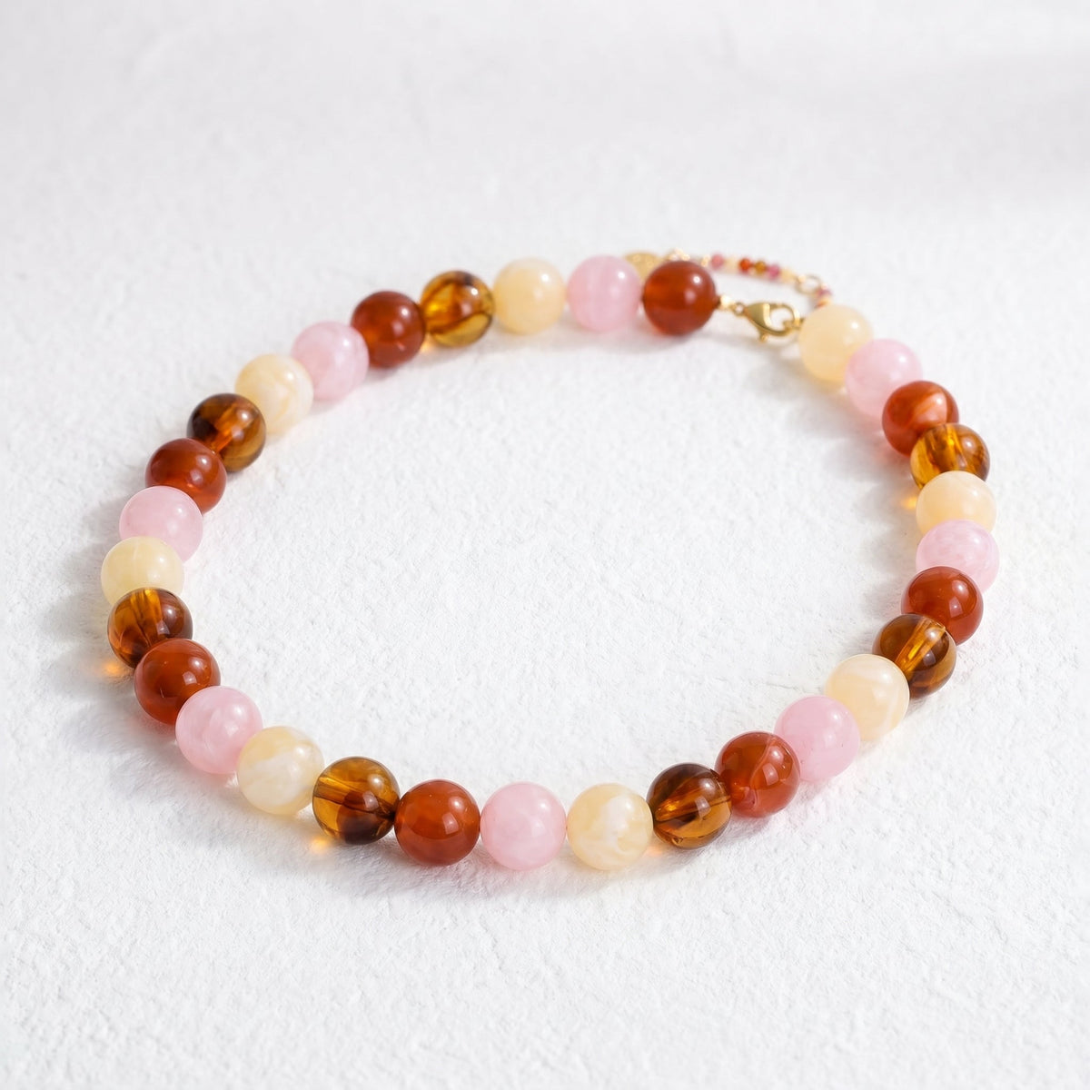 Chunky Red Beaded Necklace