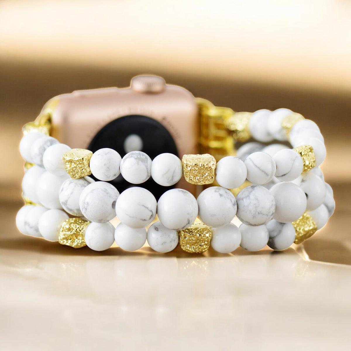 Howlite Spirit Stretch Apple Watch Strap