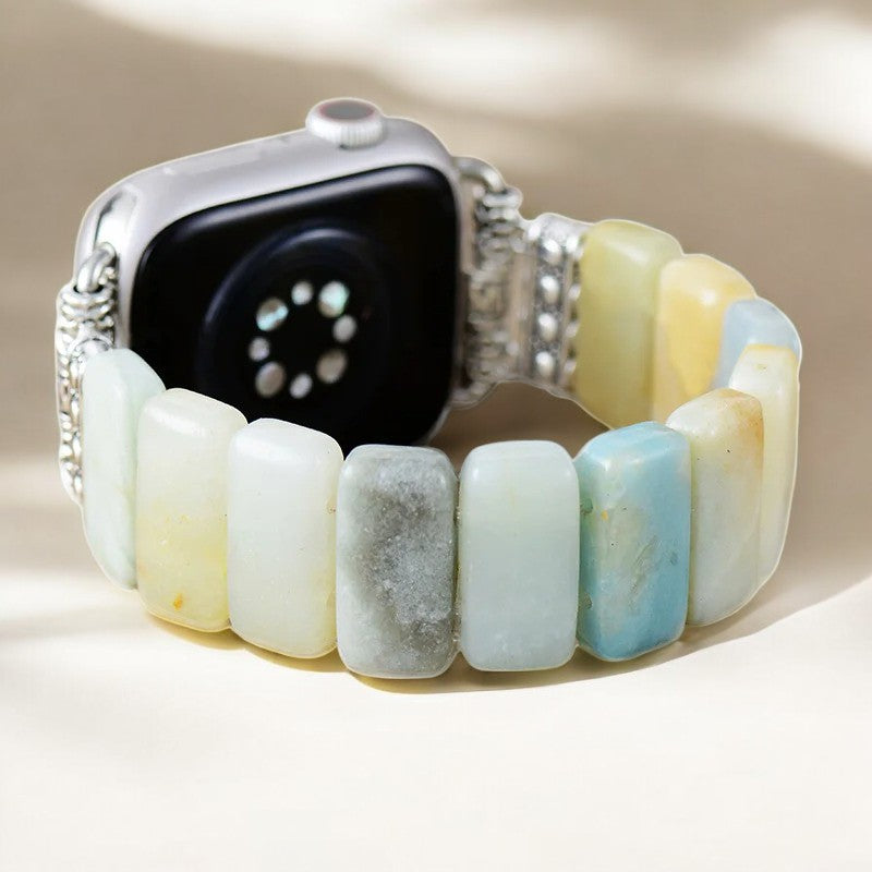 Amazonite Grace Stretch Apple Watch Strap