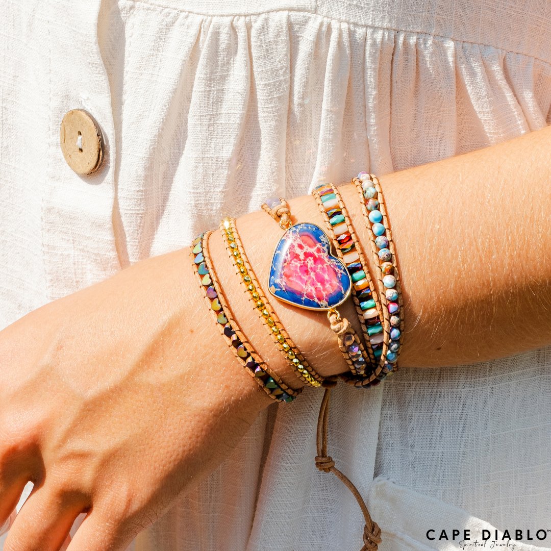 Intense Love Protection Wrap Bracelet - Cape Diablo