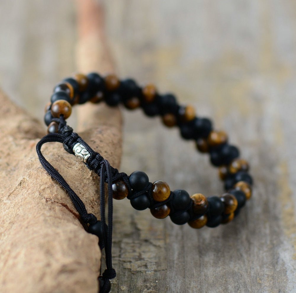 Men's Onyx Tiger Eye Bracelet - Cape Diablo