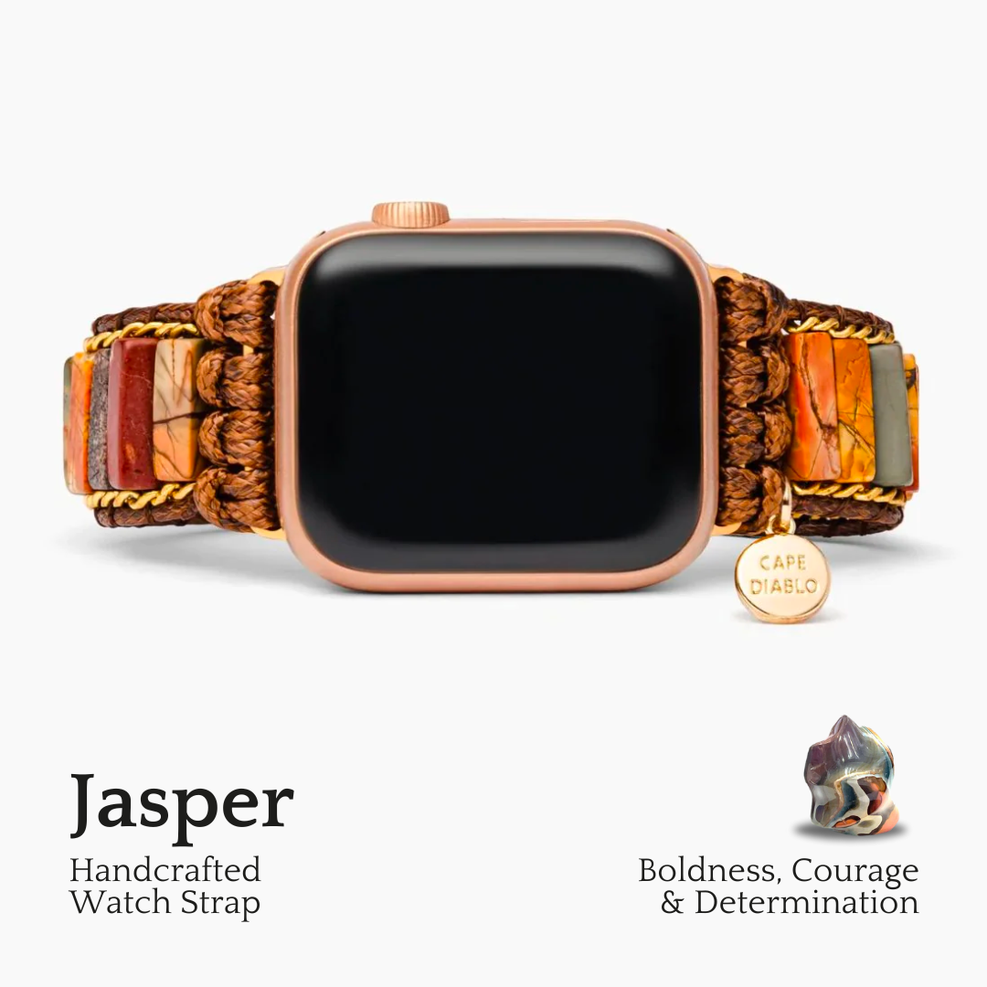 Delicate Picasso Jasper Apple Watch Strap