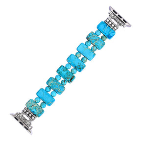 Serenity Turquoise Stretch Apple Watch Strap