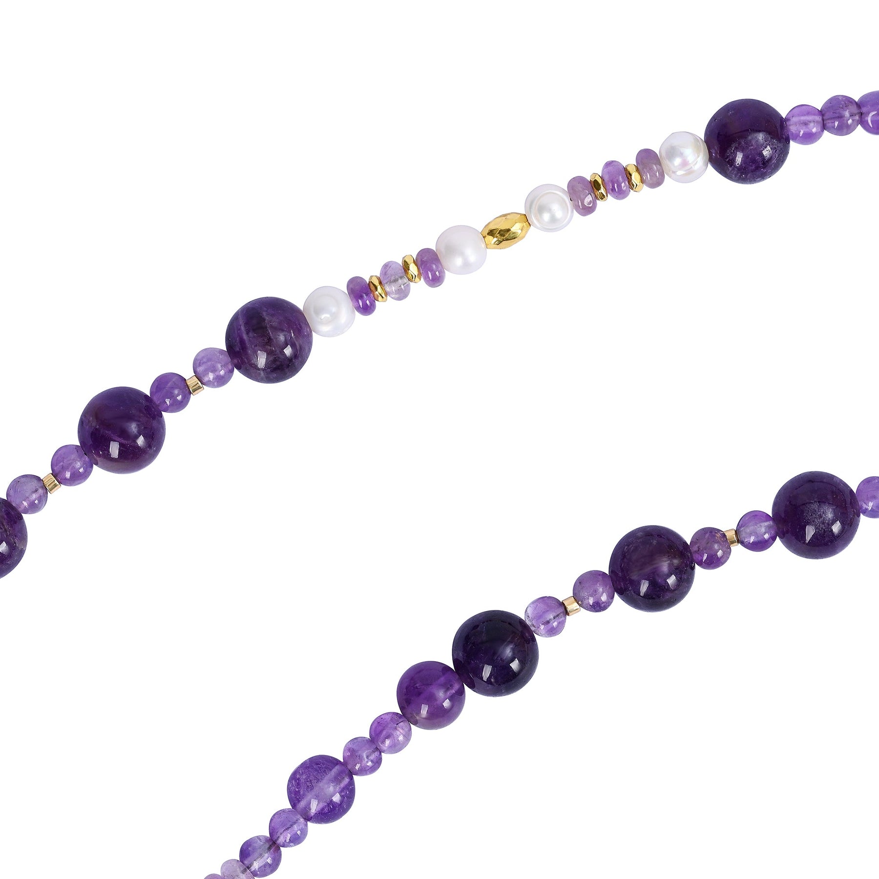 Amethyst & Pearl Harmony Necklace