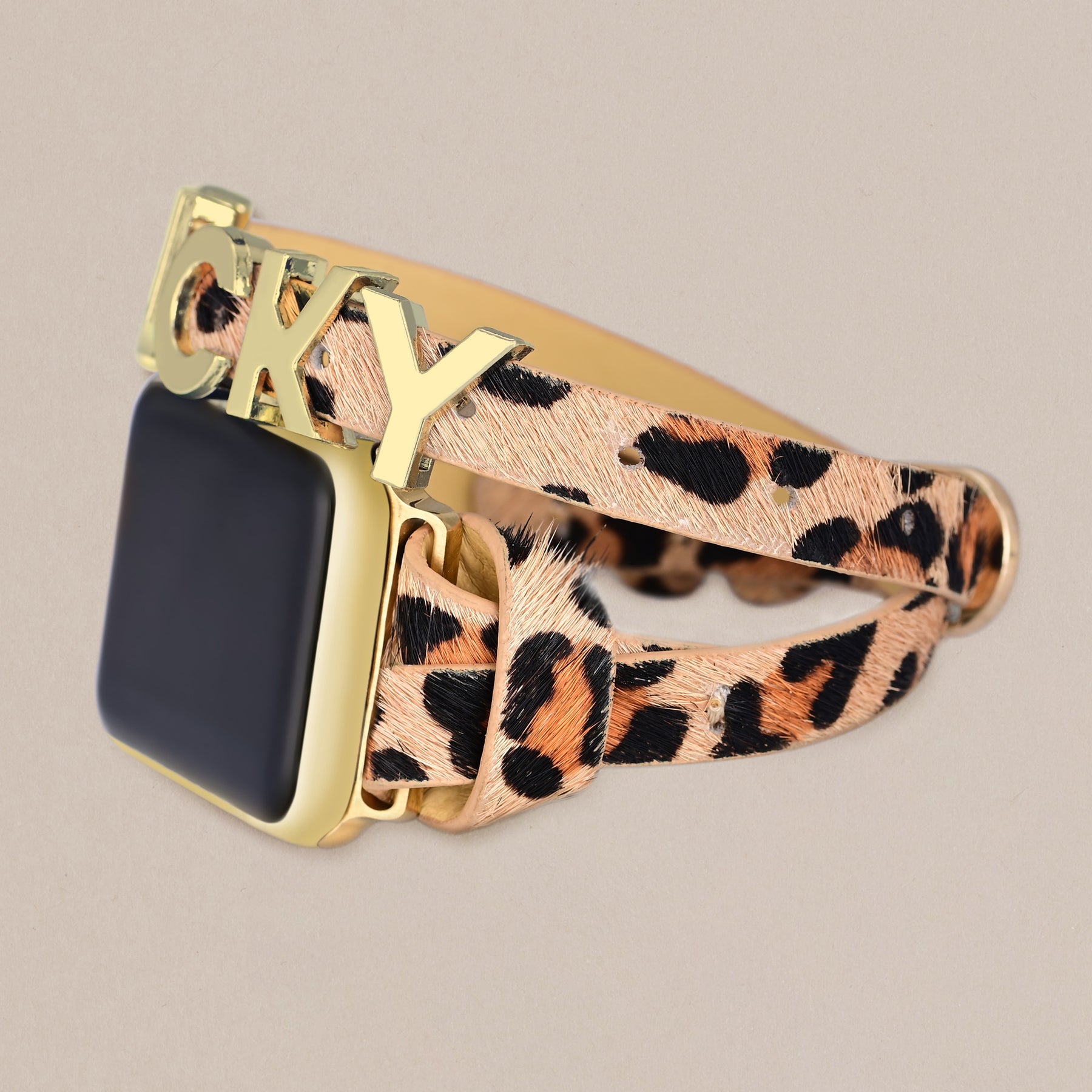Lucky Safari Leather Apple Watch Strap