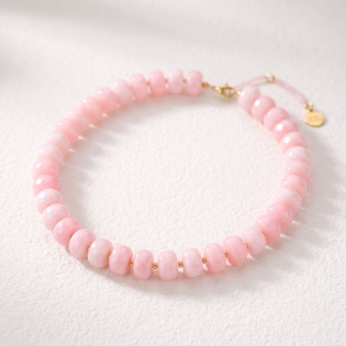 Chunky Blush Dream Rose Quartz Necklace