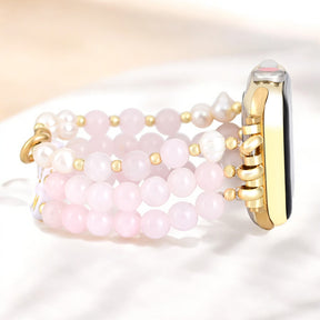 Boss Mom Rose Quartz Stretch Apple Watch Strap