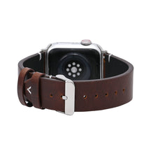 Men’s Dark Brown Leather Apple Watch Strap