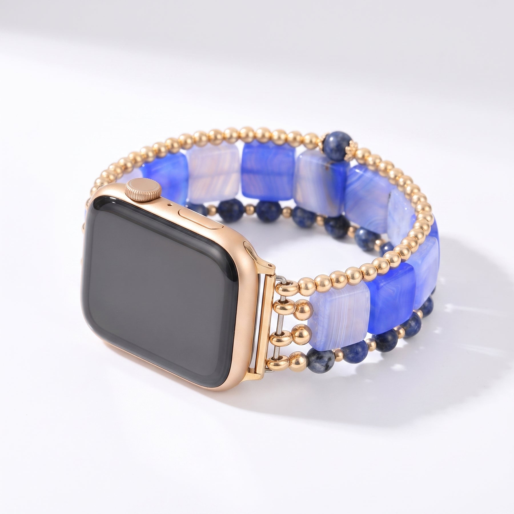 Azure Dream Sodalite Stretch Apple Watch Strap
