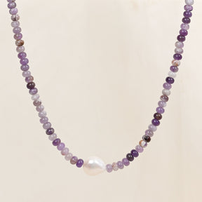 Amethyst Grace Pearl Necklace