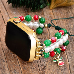 Christmas Reindeer Radiance Apple Watch Strap