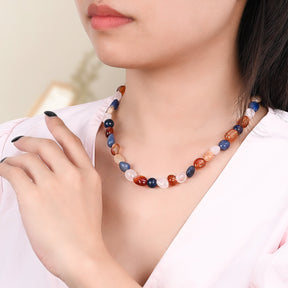 Radiant Harmony Stone Necklace
