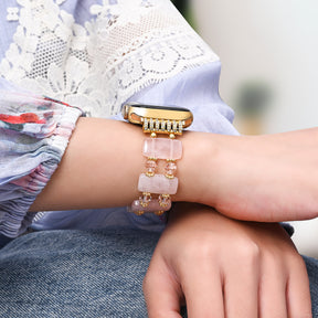 Rose Harmony Stretch Apple Watch Strap