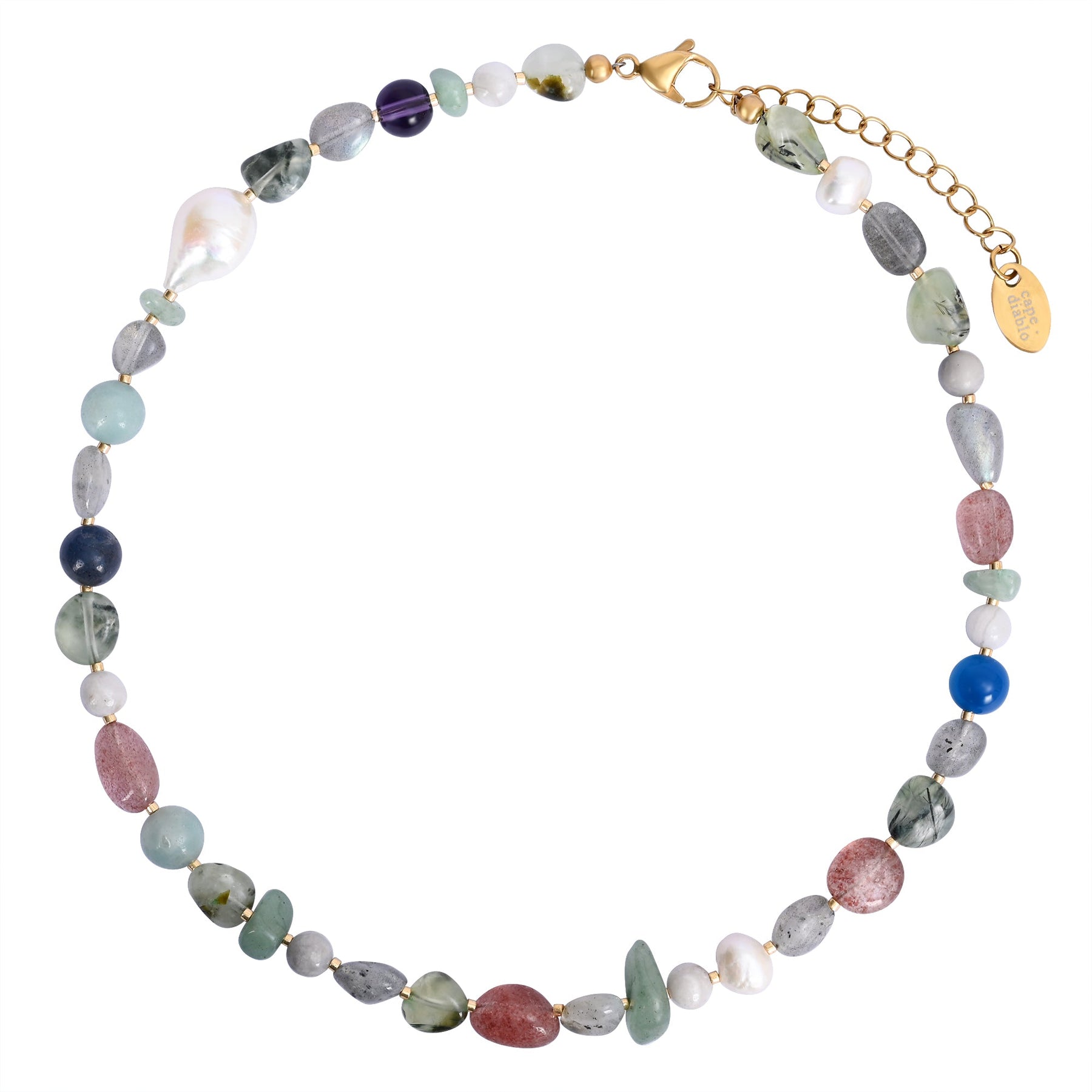 Ethereal Glow Stone Necklace