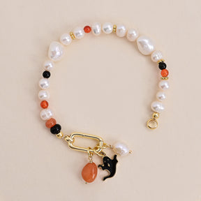 Enchanted Pearl Halloween Bracelet
