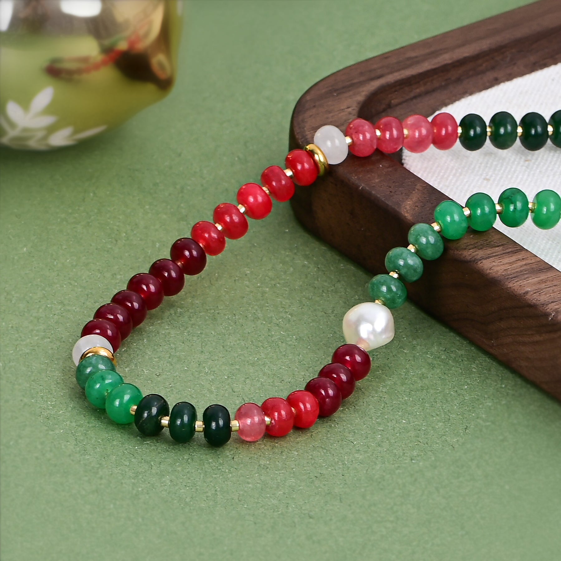 Evergreen Christmas Magic Necklace