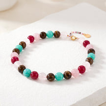 Chunky Brown Beaded Necklace