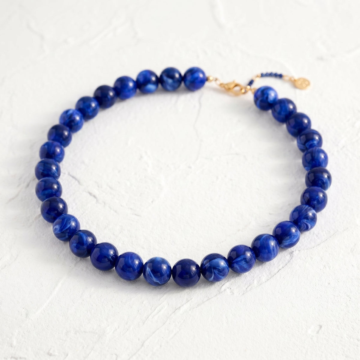 Chunky Purple Beaded Necklace