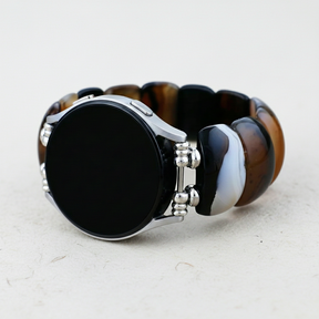 Bohemian Onyx Elegance Stretch Samsung Galaxy Watch Strap