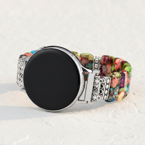 Chic Flower Samsung Galaxy Stretch Watch Strap