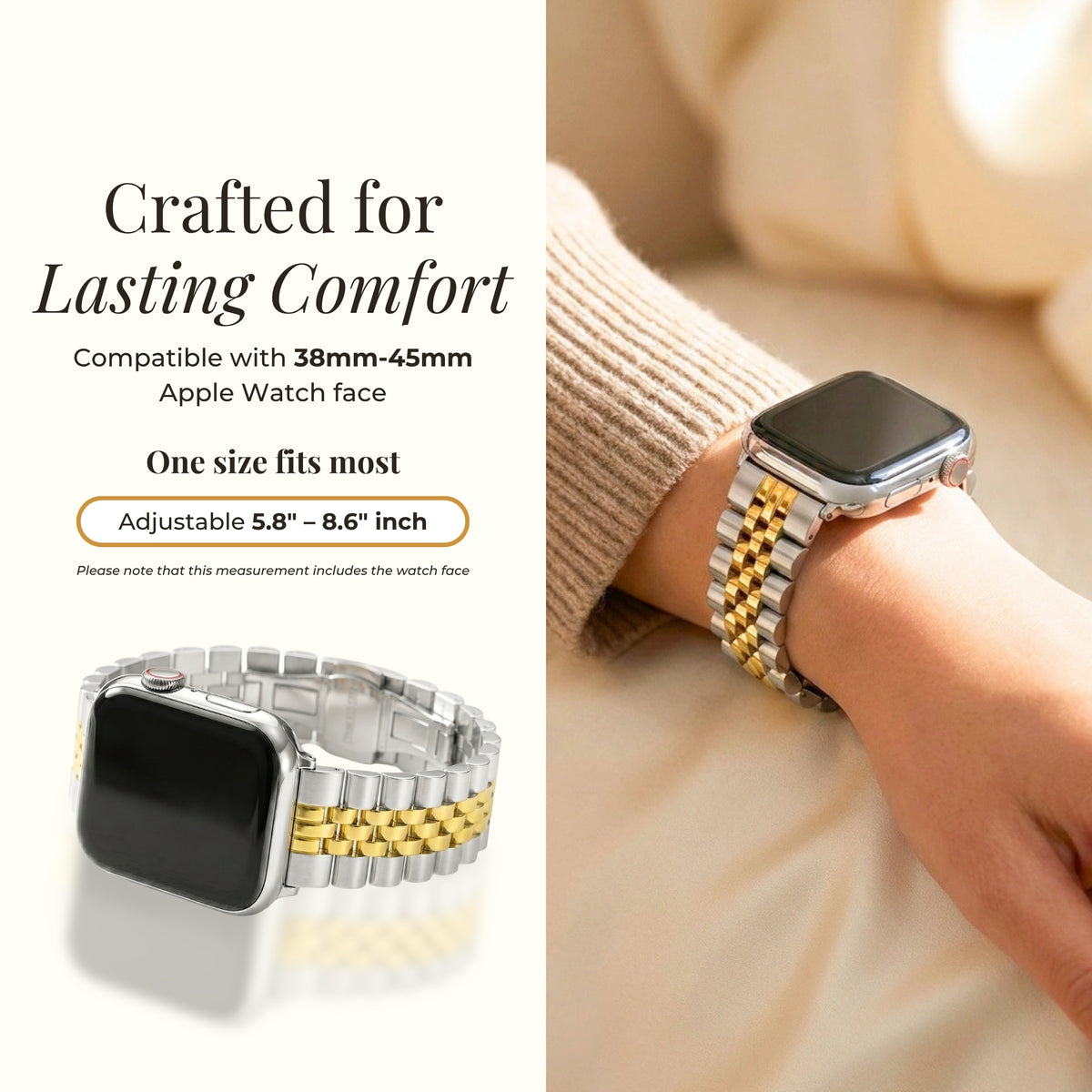 Classic Duo Luxury Apple Watch Strap