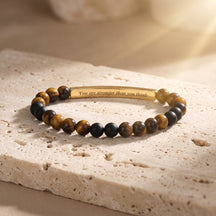 Secret Message Stone Bracelets