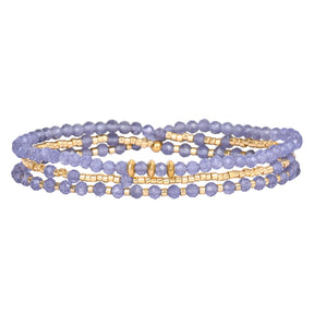 Lilac Glow Multi-Style Bracelet/Necklace