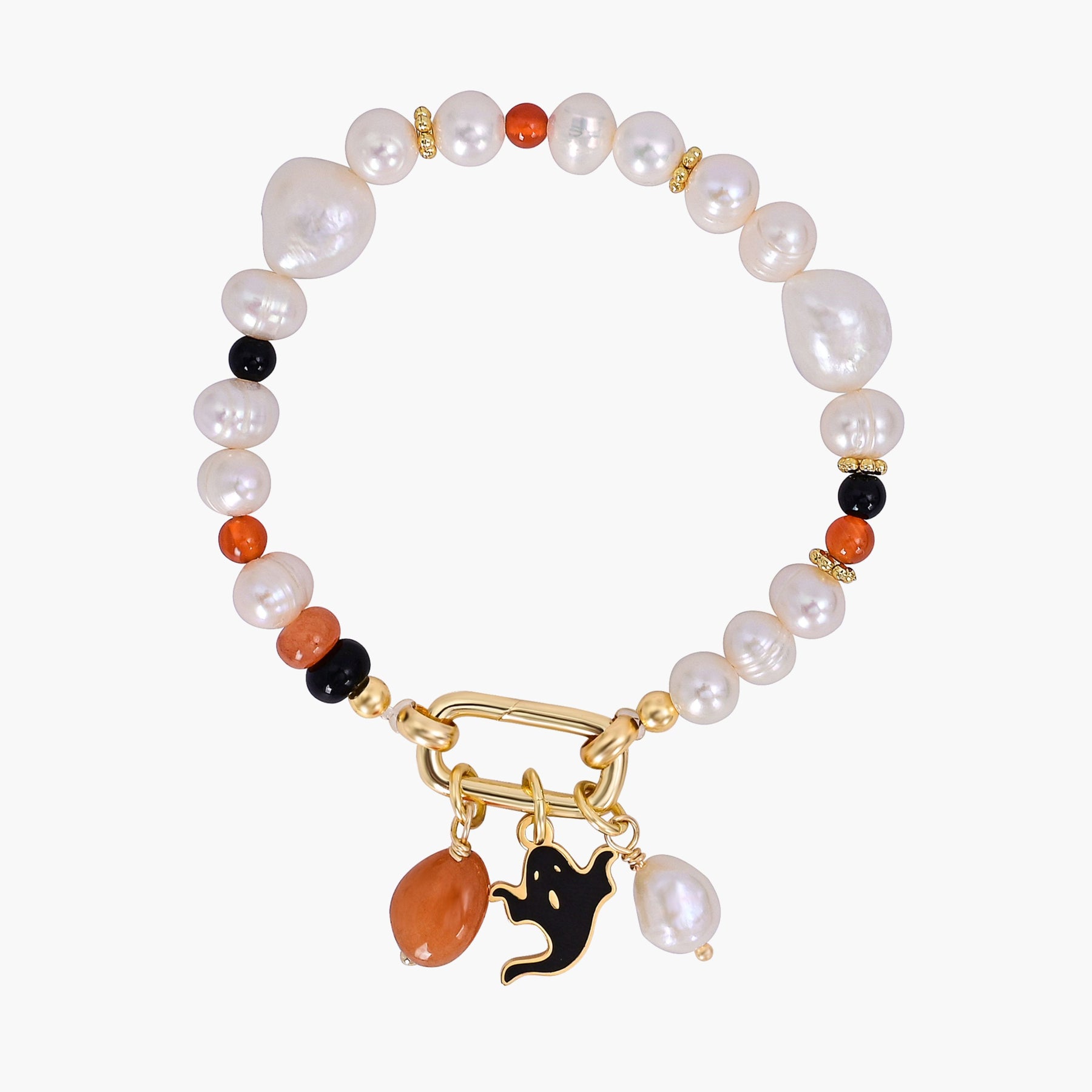Enchanted Pearl Halloween Bracelet