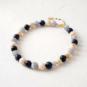 Chunky Green Beaded Necklace