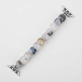 Ivory Aura Stretch Apple Watch Strap