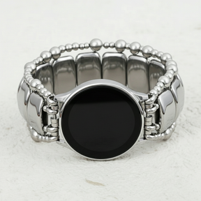 Platinum Noir Stretch Samsung Galaxy Watch Strap