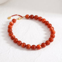 Chunky Gray Beaded Necklace