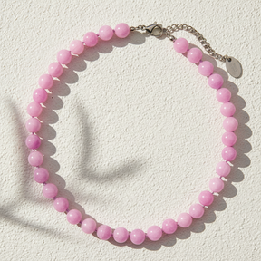 Blissful Lilac Jade Choker Necklace