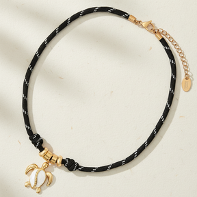 Turtle Voyage Charm Necklace