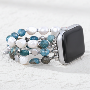 Bohemian Frost Stretch Apple Watch Strap