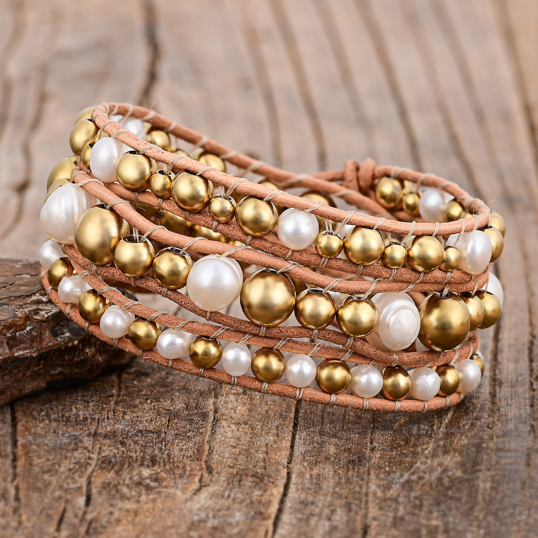 Pearl Bliss Wrap Bracelet