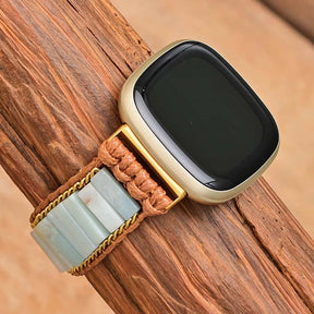 Amazonite Protection Fitbit Versa 2 Watch Strap - Cape Diablo