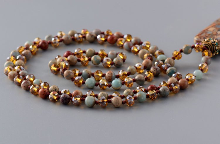 Bohemian Euro Stone Necklace - Cape Diablo