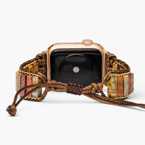 Delicate Picasso Jasper Apple Watch Strap - Cape Diablo