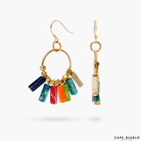 The Chakra Power Earrings - Cape Diablo