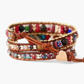 Vibrant Heart Protection Wrap Bracelet - Cape Diablo